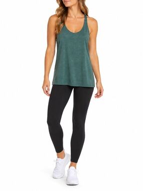 American Apparel Size Medium Green Vintage Y2K Tank Top